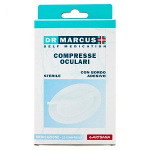 DR. MARCUS Compresse Oculari Sterili con Bordo Adesivo - 10pz