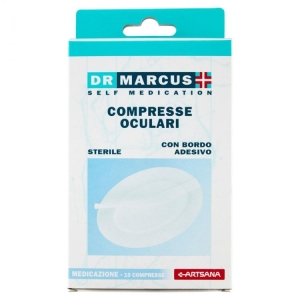 DR. MARCUS Compresse Oculari Sterili con Bordo Adesivo - 10pz