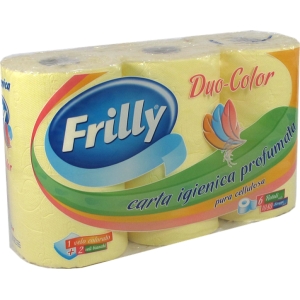 Frilly Carta igienica Colorata Gialla - 6pz