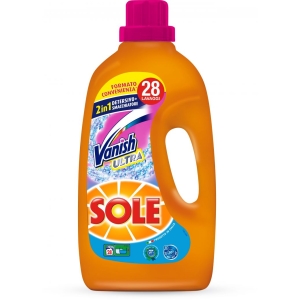 SOLE Vanish Ultra 2in1 Detersivo lavatrice + Smacchiatore 28 Lavaggi