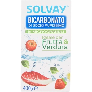 SOLVAY Bicarbonato di Sodio Purissimo in Microgranuli - 400gr