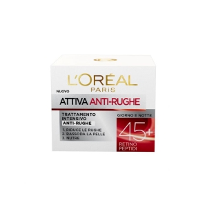 L'OREAL Crema Attiva Anti-rughe 45+ - 100ml