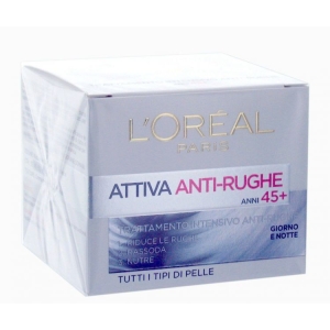 L'OREAL Attiva Anti-Rughe Anni 45+ Trattamento Intensivo Antirughe Giorno e Notte - 50ml