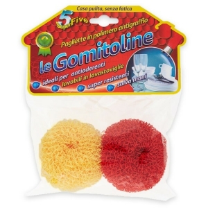 SUPERFIVE Le Gomitoline Pagliette in Plastica - 2pz