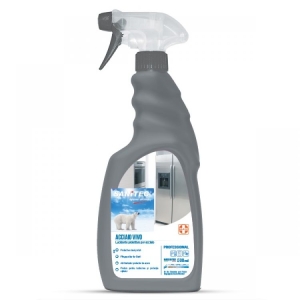 Sanitec Acciaio Vivo, Detergente Lucidante per Acciaio, Spray 500 ml