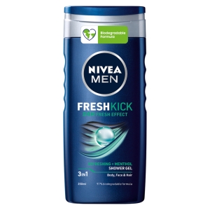 NIVEA Men Doccia Gel Corpo e Capelli Fresh Kick - 250ml