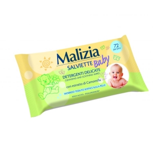 MALIZIA Salviette Baby Detergenti Delicate - 72pz