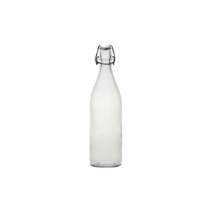 LARA Bottiglia Trasparente Liscia - 1 litro