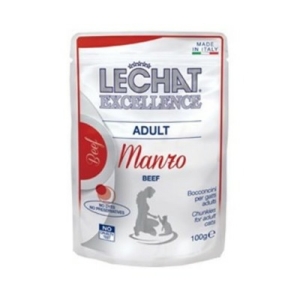 LECHAT EXCELLENCE Adult Manzo Busta - 100gr