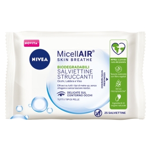 NIVEA MicellAIR Salviette Struccanti - 25pz