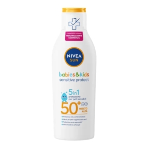 NIVEA Sun Bimbi Latte Solare Protect & Sensitive Protezione 50+ - 200ml