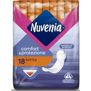 NUVENIA Sottile Anatomico Normale Assorbente Ripiegato - 18pz