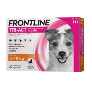 FRONTLINE TRI-ACT per Cani 5-10kg - 3 pipette