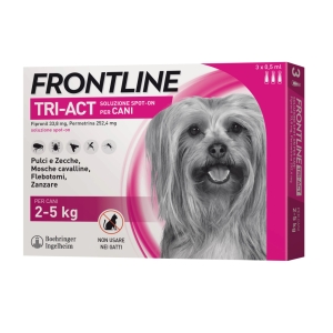 FRONTLINE TRI-ACT per Cani 2-5kg - 3 pipette