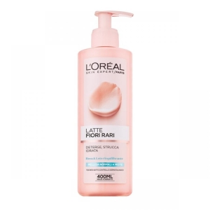 L ORÃ‰AL PARIS Fiori Rari Latte Detergente Pelli Secche e Sensibili 400 ml