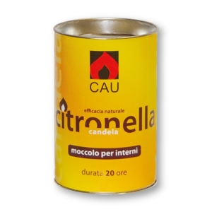 CITRONELLA Moccolo per Interni 20ore - H 100mm x D 65mm