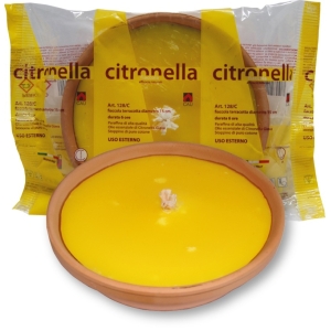 CITRONELLA Fiaccola Terracotta  - H 35mm x D 150 mm