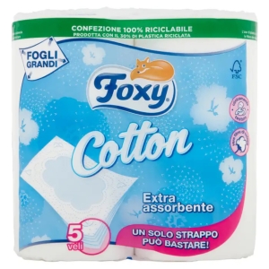 CARTA IGIENICA FOXY COTTON 4PZ