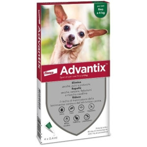 ADVANTIX Cani fino a 4kg - 4 pipette