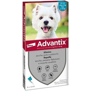 ADVANTIX Cani 4-10kg - 4 pipette