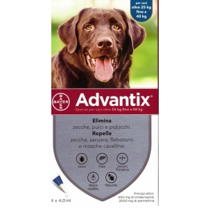 ADVANTIX Cani 25-40kg - 4 pipette