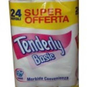TENDERLY Carta Igienica Basic - 24 Rotoli