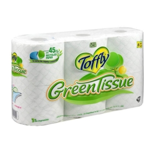 TOFFLY Carta Igienica GreenTissue - 6 rotoli