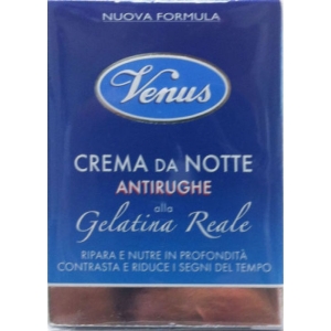 VENUS Crema da Notte Antirughe con Gelatina Reale - 50ml