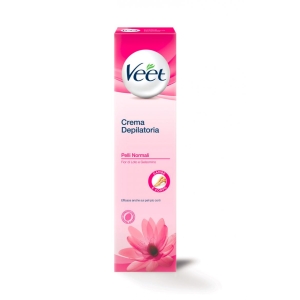 VEET Crema Depilatoria Natural Silk Fresh per Pelli Normali con Fior di Loto e Gelsomino - 200ml