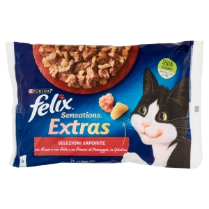 FELIX Sensations Extras Selezioni Saporite - 4*85gr