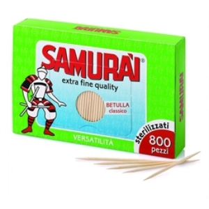 SAMURAI Stuzzicadenti Extra Fine Quality - 800pz