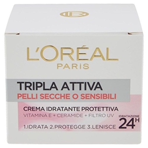 L'OREAL Tripla Attiva Pelli Secche o Sensibili Crema Idratante Protettiva