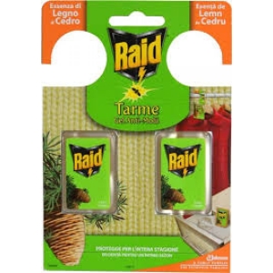 RAID Tarme Gel Profumato al Cedro - 2 tavolette