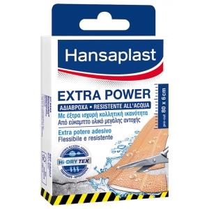 HANSAPLAST Extra Power Cerotti a Striscia Resistenti all'Acqua -10x6