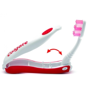 COLGATE Spazzolino Portable formato viaggio, morbido