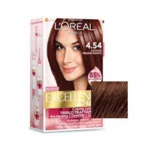 L'OREAL EXCELLENCE CREME 4.54 Castano Mogano Ramato Tintura per Capelli