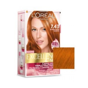 L'OREAL EXCELLENCE CREME 7.43 Biondo Rame Dorato Tintura per Capelli