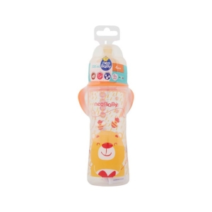 NEOBABY Biberon Vetro Collo Largo 2m+ 240ml