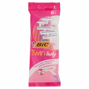 BIC Twin Lady Sensitive - 6 pezzi