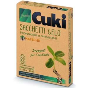 CUKI Sacchetti Gelo Bio Formato Medio 23x32cm - 15pz