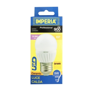 IMPERIA Lampadina Luce Calda Sfera Ceramic E27 - 900W