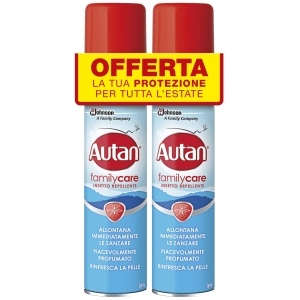 SPRAY ANTI-ZANZARE AUTAN FAMILY CARE INSETTO REPELLENTE 2 X 100 ML