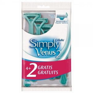 GILLETTE Venus Simply 2 Rasoi Bilame - 4+2