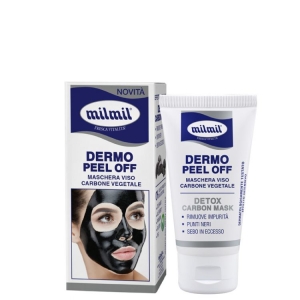 MILMIL Dermo Peel-Off Maschera Viso Carbone Vegetale 75Ml