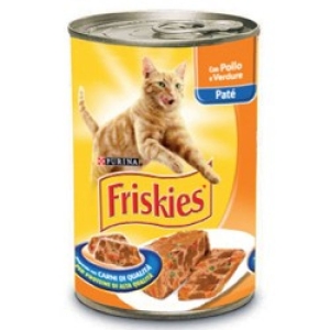 FRISKIES Lattina Caerne di Qualità Patè Pollo Verdure  e Vitamine- 400gr