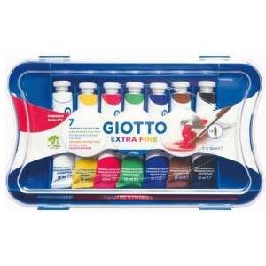 GIOTTO Tempera Extra Fine con Pennello - 7 pz