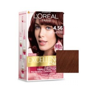 L'OREAL EXCELLENCE CREME 4.56 Castano Mogano Rosso Tintura per Capelli