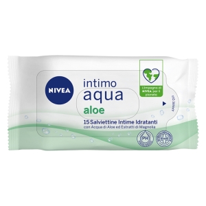 NIVEA Salviettine Intimo Aqua Aloe - 15pz