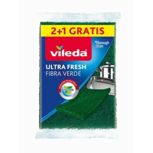 VILEDA Ultra Fresh Fibra Verde - 2+1