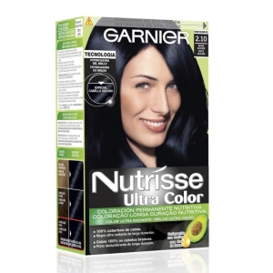 GARNIER Nutrisse Creme Maschera Nutricolor Tintura Permanente Arricchita con Olii di Frutta 2.10 Mirtillo